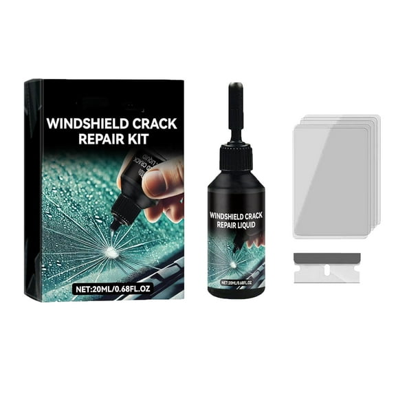 Tarpic Glass Repair Kit, Windshield Crack Repair Kit, Cracks Gone Glass Repair Kits New Formula, Chipped Windshield Repairs Kits for Chips and Cracks