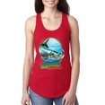 thumbnail image 1 of Tarpon Extreme Ladies Racerback Tank Top, Red, Large, 1 of 3