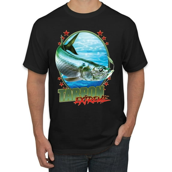 Tarpon Extreme Men's Graphic T-Shirt, Black, Small