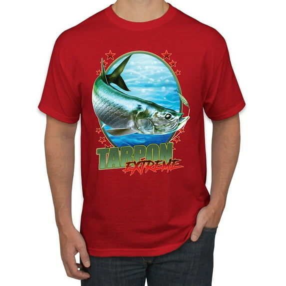 Tarpon Extreme Men's Graphic T-Shirt, Red, Small