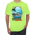 thumbnail image 1 of Tarpon Extreme Men's Graphic T-Shirt, Safety Green, X-Large, 1 of 3