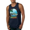 thumbnail image 1 of Tarpon Extreme Mens Graphic Tank Top, Navy, Large, 1 of 3