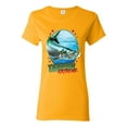 thumbnail image 1 of Tarpon Extreme Womens Graphic T-Shirt, Gold, Small, 1 of 3