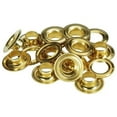 Tarps HeavyDuty Grommet Kit 6 (13/16" Hole) with Plain Washers Rust