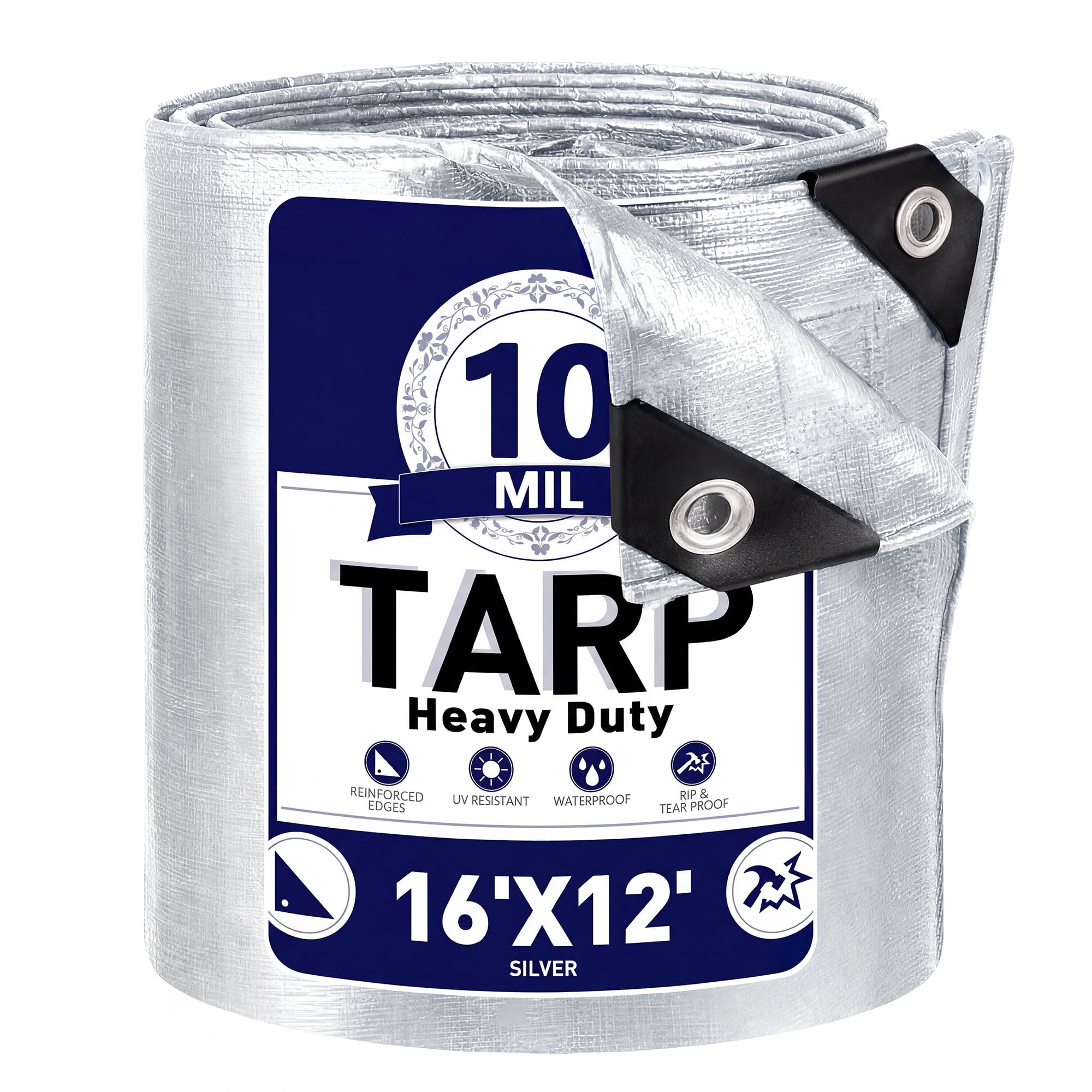 6FTx6FT Heavy Duty Tarps Trapal Lona Tolda 6FTx9FT Double-Sided