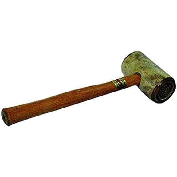 Tarps Now Multi-Purpose Rawhide Mallet,  Size - Heavy Duty Hammer for Grommets, Stamping Jewelry, Striking, Leather Work, Hobby Craft Work, Watch Repairs, Metal Work, and Woodworking