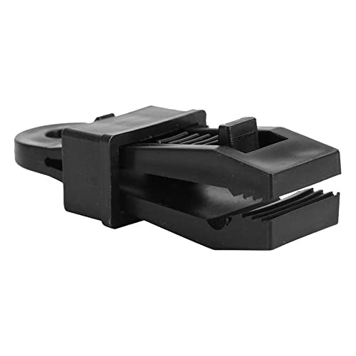 Tarps Now Plastic Tarp Clips, Camping Clamp Clips with Lock Grip - Black (10 Pack)