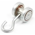 thumbnail image 1 of Tarps Now Track Roller Steel Ball Bearing Roller Trolley with Hook, 1 of 4