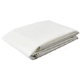 thumbnail image 1 of Tarps Now Translucent Tarp, (20' X 20') with Aluminium Grommets for Indoor and Outdoor - Waterproof Sheet Cover Heavy Duty Tarpaulin for Canopy Tent, Roof, Camping - Clear and White, 1 of 5