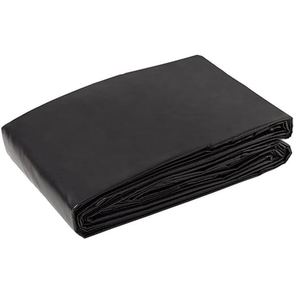 Tarps Now Waterproof Vinyl Tarp - 5’ x 10’ Heavy Duty Tarps Cover (Black)