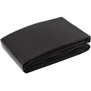 Tarps Now Waterproof Vinyl Tarp - 5  x 10  Heavy Duty Tarps Cover Black