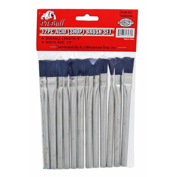 Box of Bulk Acid Cleaner Cleaning Small Mini Brushes Shop Hobby Parts Cleaning