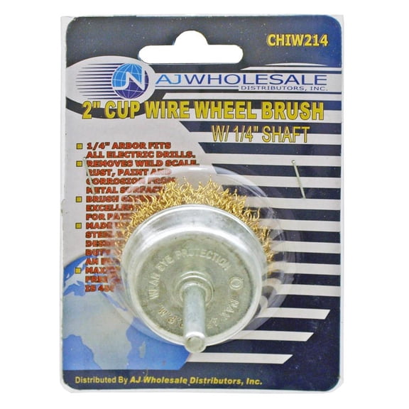 2" Steel Round Wire Cup Brush