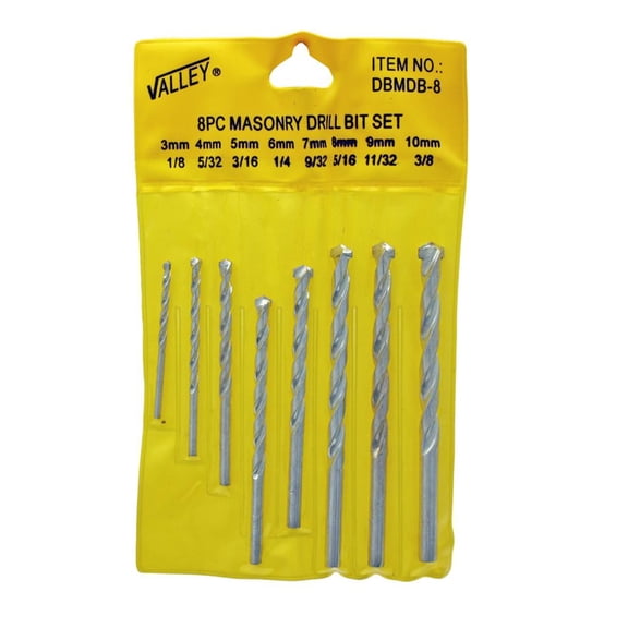"TarrKenn 8-pc. Masonry Drill Bit Set"