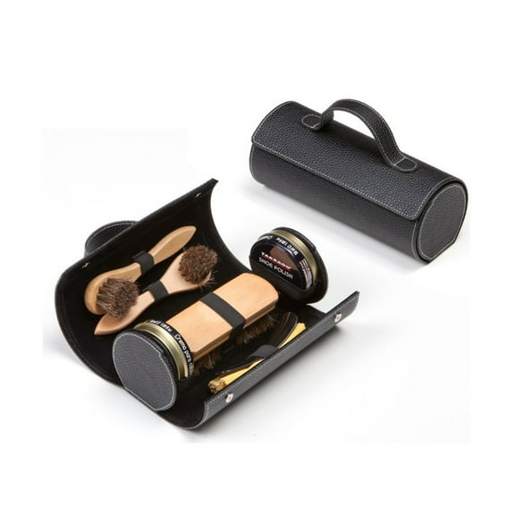 Tarrago Black Shoe Care Travel Kit