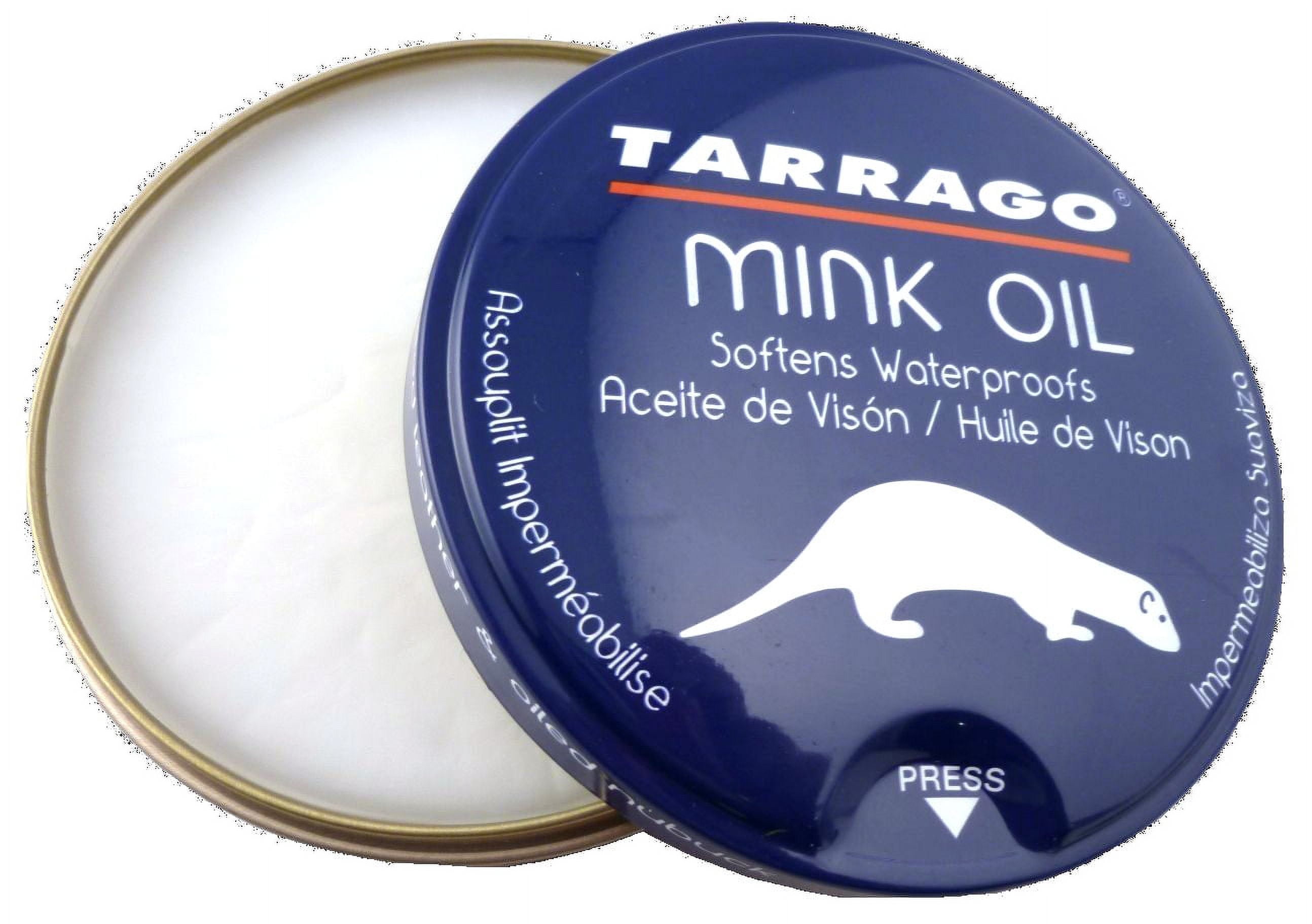 Tarrago Mink Oil Tin, 100ml