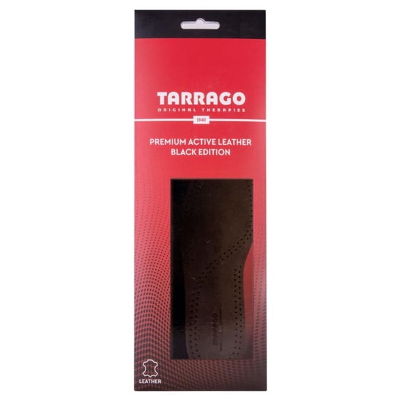 Tarrago Insoles Premium Active Leather Black Edition 39/40
