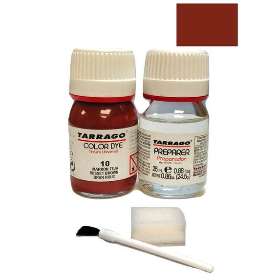 Tarrago Self Shine Color Dye & Preparer, #10 Russett Brown