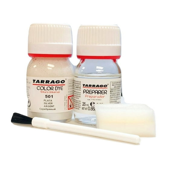 Tarrago Self Shine Color Dye & Preparer, #501 Silver Metallic