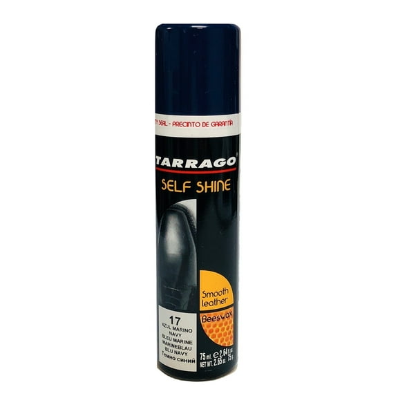 Tarrago Self Shine Liquid Shoe Polish w/Applicator, 75ml, Navy #17