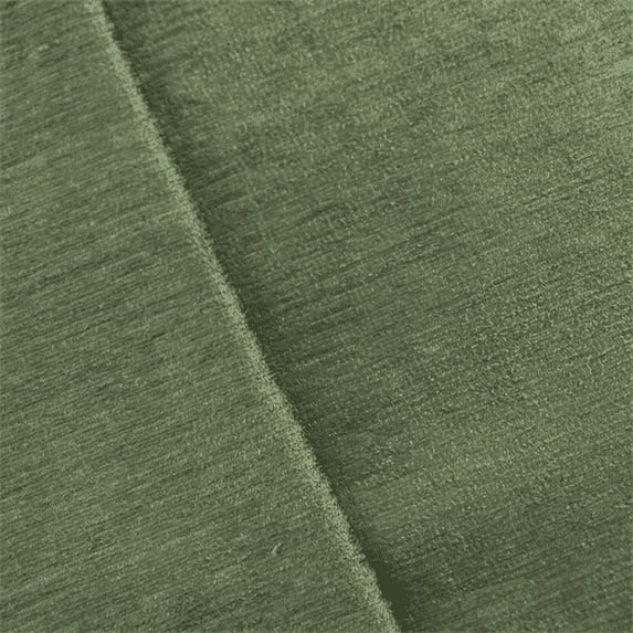 Tarragon Green Chenille Strie Velvet Decorating Fabric, Fabric By the Yard