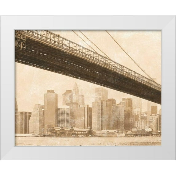 Tarras, Teo 32x26 White Modern Wood Framed Museum Art Print Titled - Golden Age I