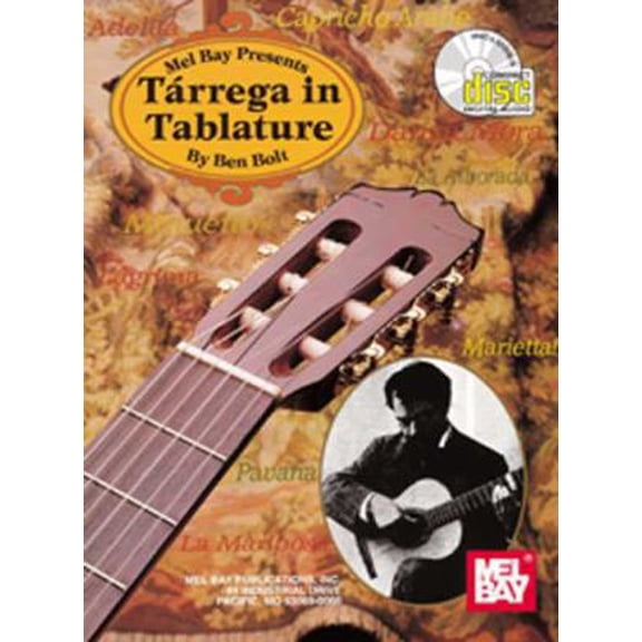 Pre-Owned Mel Bay Presents Tarrega in Tablature (Paperback) 0786616415 9780786616411