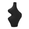 thumbnail image 1 of Tarri Black Steel Vase, 1 of 8