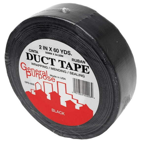 "Tarrkenn 2"" x 60 Yard Duct Tape - Black"