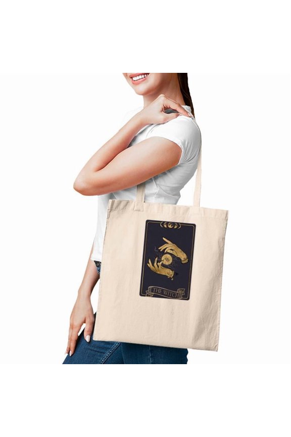 Tarrot Card Misterious The Witch Card Official Design Tote Bag