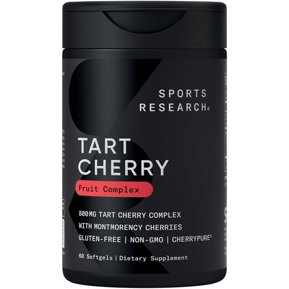 Tart Cherry Complex from Montmorency Cherries Non-GMO Gluten Free (60 Softgels)