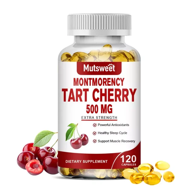 Tart Cherry Extract 500mg with Celery Seed for Gout Joint Pain