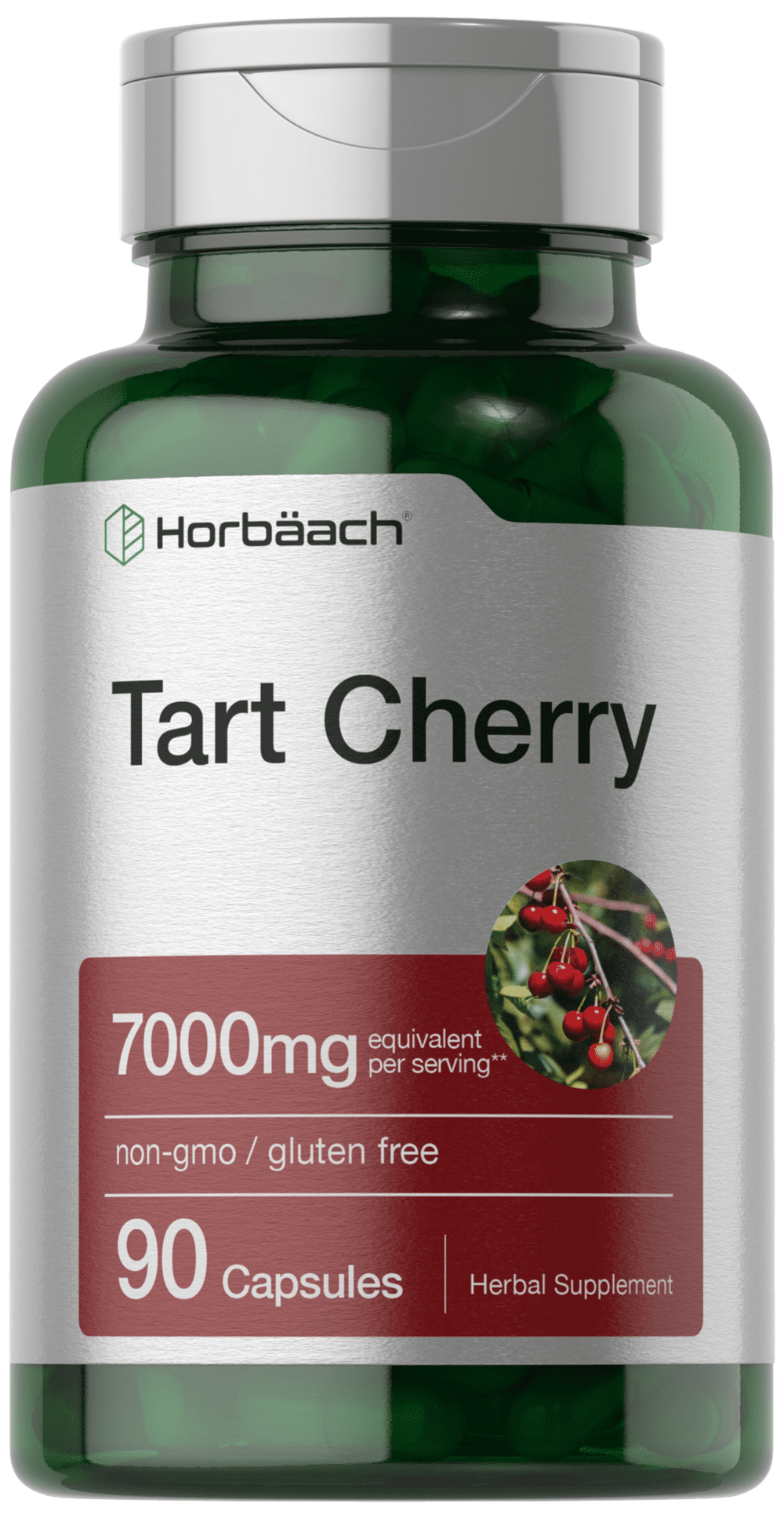 Tart Cherry Extract 7000mg 90 Capsules by Horbaach