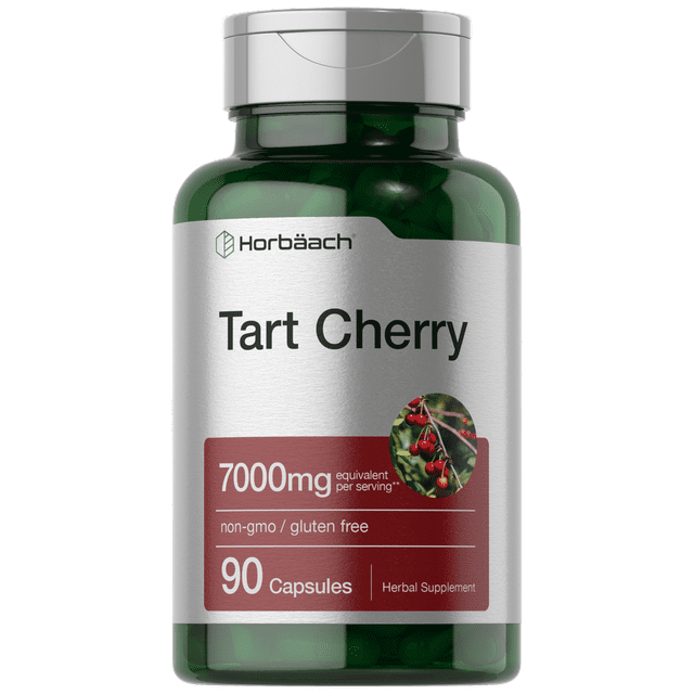 Tart Cherry Extract 7000mg 90 Capsules by Horbaach