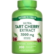 Tart Cherry Extract Capsules | 7000mg | 200 Count | by Natures Truth