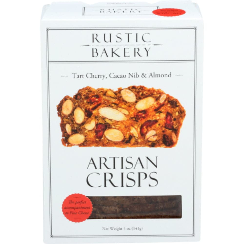Tart Cherry and Cacao Nib Artisan Crisps by Rustic Bakery (5 ounce)