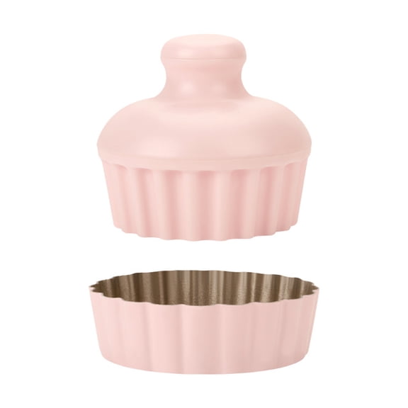 Tart Molds with Tamper Pusher Nonstick Flower Reusable Cupcake Muffin Baking Cup Tartlets Pans Pastry Tools