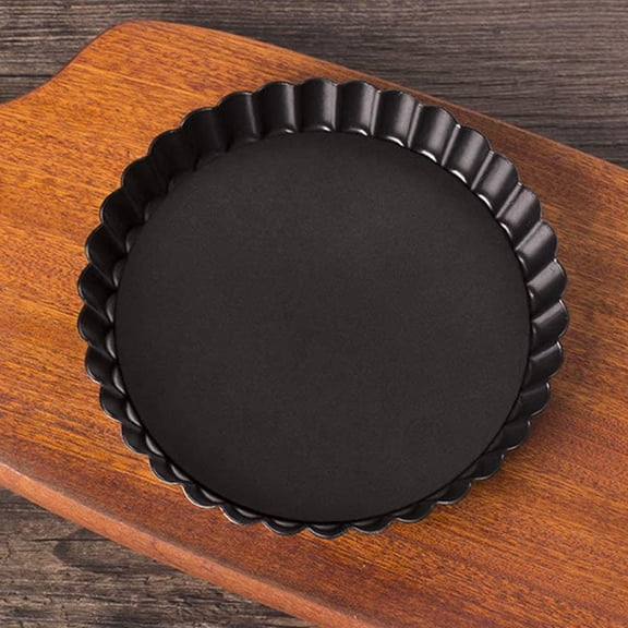 Tart Pan Removable Bottom, Pie Pans Non-Stick Pans Pie Round Fluted Tart Tins Baking Pan Mould Tray for Baking Cheese Cakes, Chocolate Tarts, Fruit Pies(10 Inch Outer Diameter)