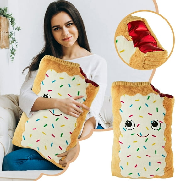 Tart Pillow Toy Soft Stuffed Character Cushion for Kids and Adults Comfort