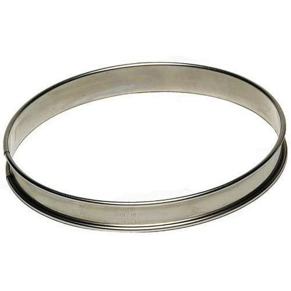 Tart Ring 3/4" High, Stainless Steel - 90mm 3-1/2"