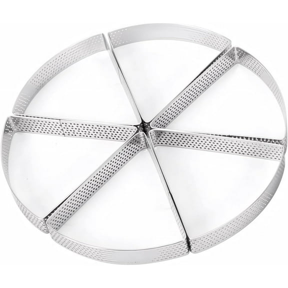 Tart Rings for Baking: 6Pcs Stainless Steel Cake Rings Mold,English Muffin Ring Heat Resistant without Deformation,Rings Mold for Baking Muffins, Cheesecakes, Mini Cakes, Cookies