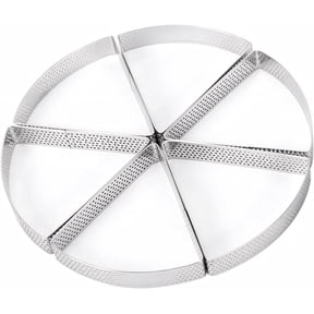 Tart Rings for Baking: 6Pcs Stainless Steel Cake Rings Mold,English Muffin Ring Heat Resistant without Deformation,Rings Mold for Baking Muffins, Cheesecakes, Mini Cakes, Cookies
