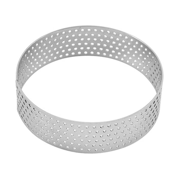 Tart Rings Perforated Cake Molds Mousse Circles Cake Circles Tartlet Perforated Mold Cake Decorating 13 Styles to Choose