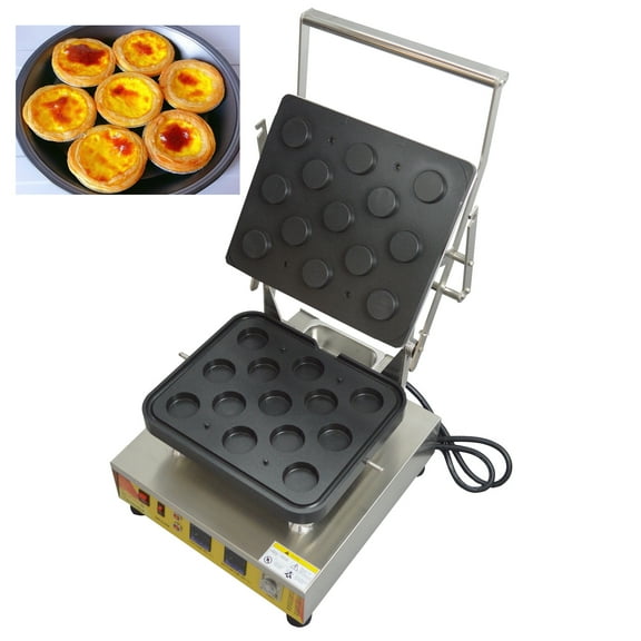Tart Shell Molding Cheese Tart Pie Waffle Oven Machine Business