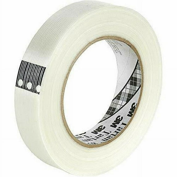 Tartan 405-021200-73999 36 mm x 55 m 4 mil 8934 Filament Tape, Clear