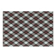 thumbnail image 1 of Tartan Cutting Board, Traditional Plaid with Diagonal Lines and Rhombuses Scottish Culture Inspirations, Decorative Tempered Glass Cutting and Serving Board, Small Size, Multicolor, by Ambesonne, 1 of 1