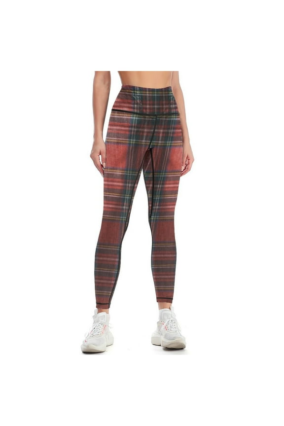 Tartan Jeggings Leggings Leginsy push up Female legging pants Womens Leggings