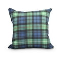 thumbnail image 1 of Tartan Plaid 16 Inch Navy Blue Holiday Print Decorative Throw Pillow, 1 of 2
