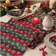 thumbnail image 1 of Tartan Plaid Table Runner for Home Kitchen Dinner Party Holiday Christmas Table Decorations - Scottish Christmas Table Runners, 1 of 11
