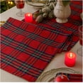 thumbnail image 1 of Tartan Plaid Table Runner for Home Kitchen Dinner Party Holiday Christmas Table Decorations - Scottish Christmas Table Runners, 1 of 12